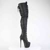 Pleaser - JUBILANT4012 Bottes cuissardes à plateforme - Noir Product image